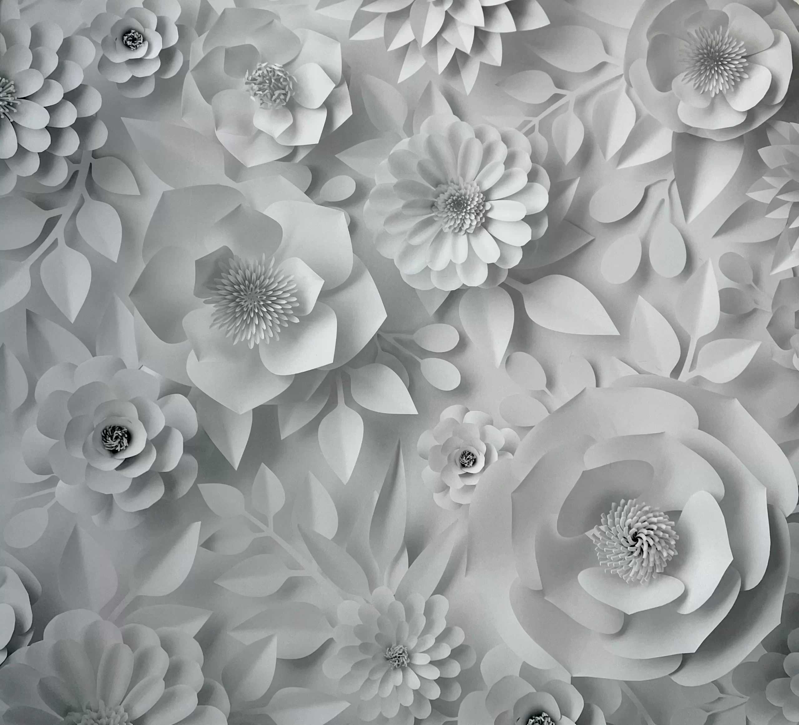 White Paper Flowers